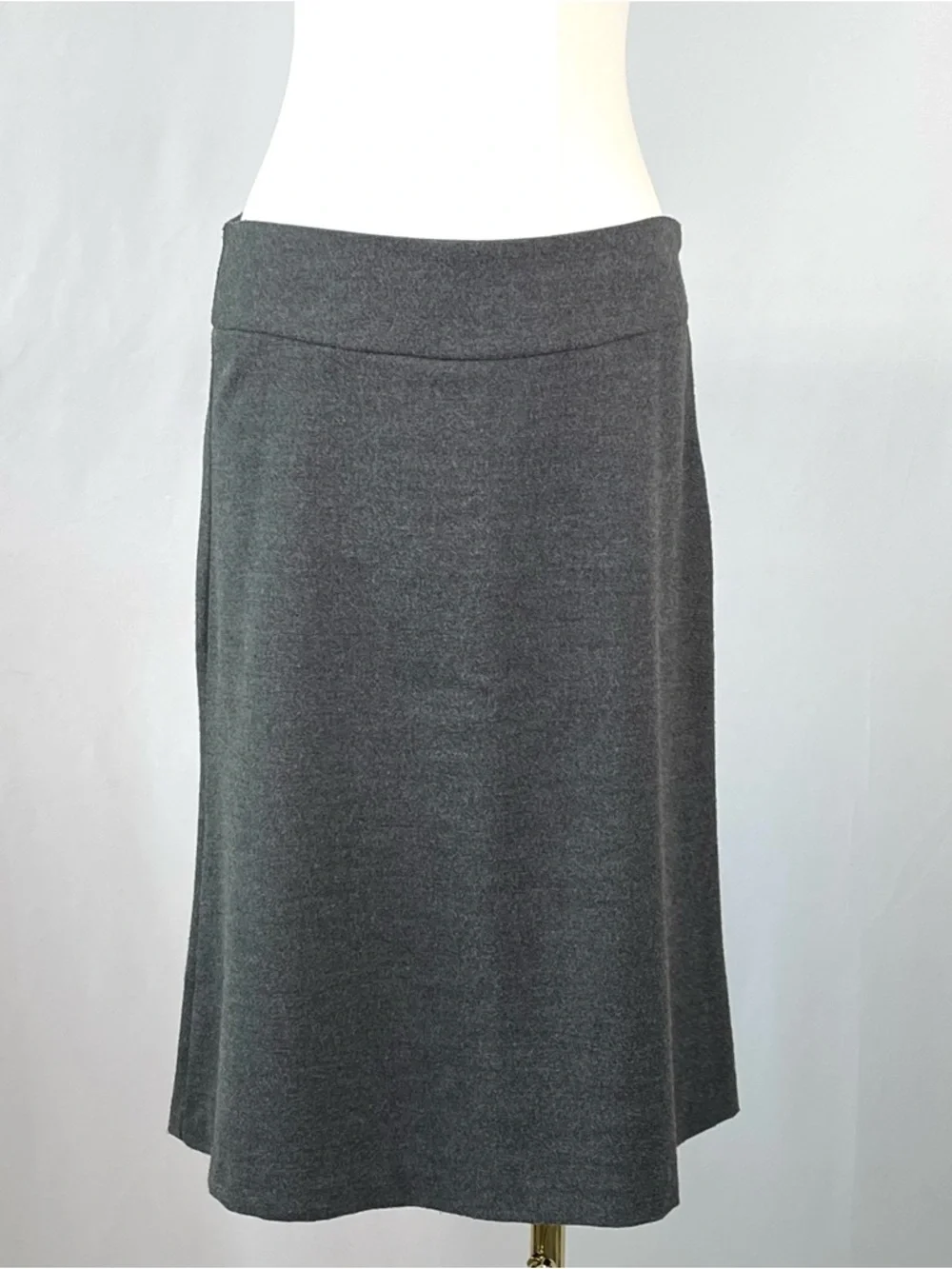 Forever 21 Gray Flare A-Line Skirt Medium